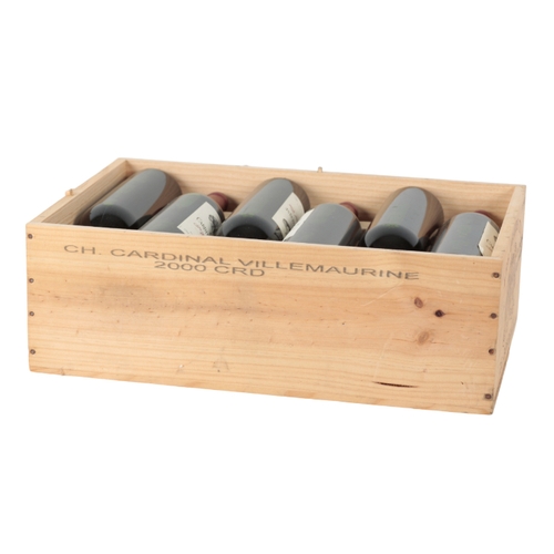 94 - CHATEAU CARDINAL VILLEMAURINE, 2000 Saint-Emilion Grand Cru, 12 bottles, in original wooden case