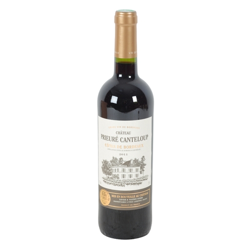 99 - CHATEAU PRIEURE CANTELOUP COTES DE BORDEAUX, 2011 6 bottles, in original wooden case