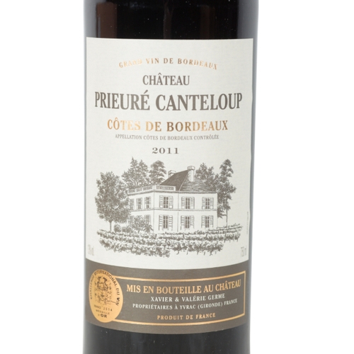 99 - CHATEAU PRIEURE CANTELOUP COTES DE BORDEAUX, 2011 6 bottles, in original wooden case