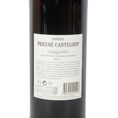 99 - CHATEAU PRIEURE CANTELOUP COTES DE BORDEAUX, 2011 6 bottles, in original wooden case