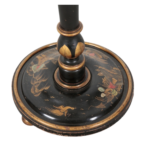 191 - A LATE 19TH CENTURY CHINOISERIE STANDARD LAMP 150cm long