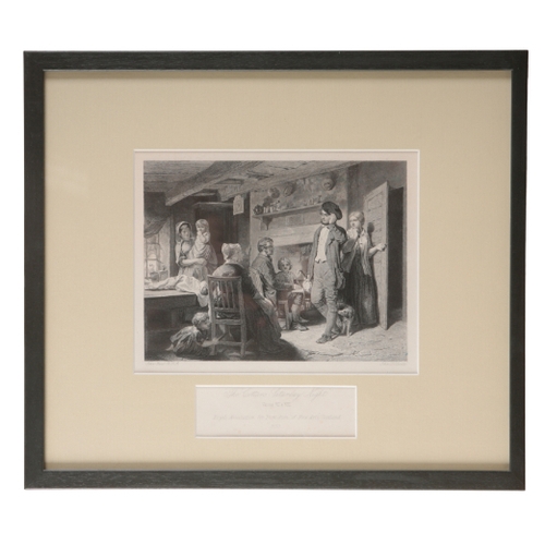 204 - AFTER JOHN FAED (1819-1902) 'The Cottar's Saturday Night' A set of eight prints inspired by the poem... 