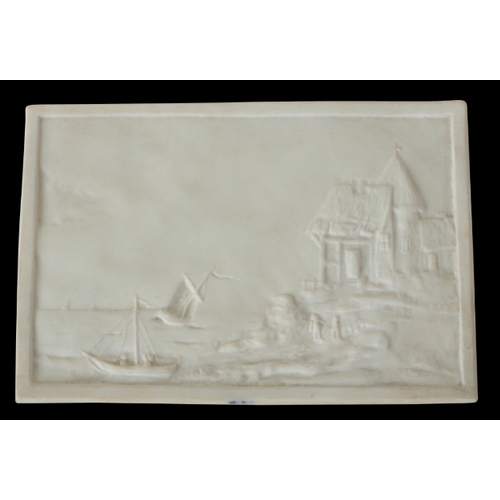 257 - SIX 19TH CENTURY LITHOPANE PANELS various sizes, the largest 13.5cm x 9.5cm and depicting a country ... 