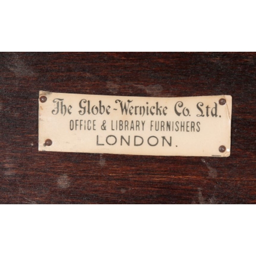 A GLOBE WERNICKE COMPANY LTD FOUR SECTION BOOKCASE 147cm high x 86cm