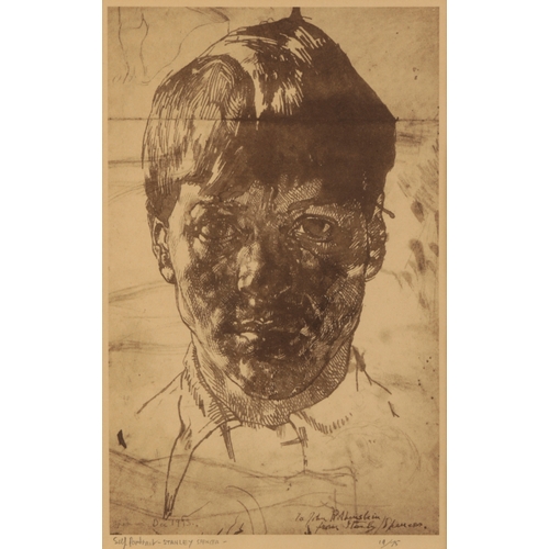 313 - *STANLEY SPENCER (1891-1959) 'Self Portrait' with pencil inscription 