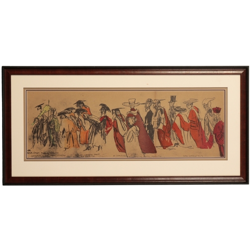 326 - *FELIKS TOPOLSKI (1907-1989) 'Sir Winston Churchill's State Funeral, London 30th January 1965' litho... 