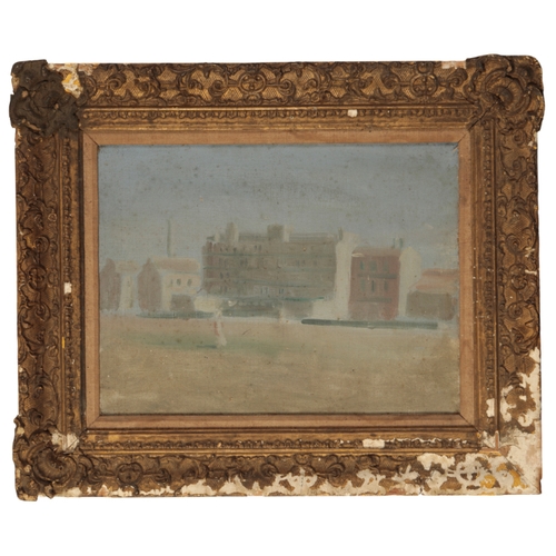 328 - *VICTOR PASMORE (1908-1998) 'Hôtel Métropole, Dieppe' circa 1932, oil on canvas, 27cm x 35cm 

Prove... 