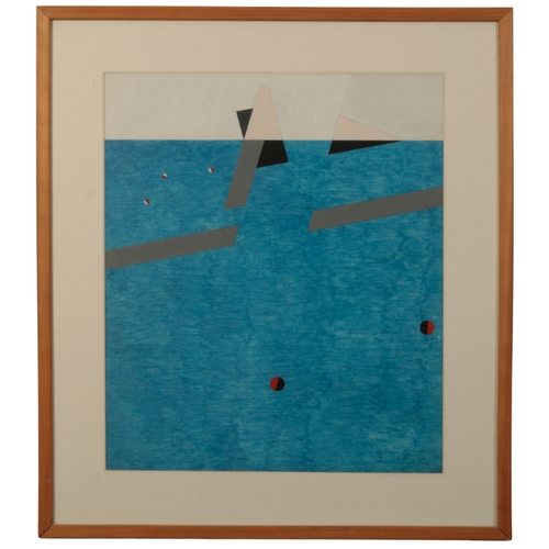 341 - *GEORGE DANNATT (1915-2009) 'Portland' 1989, abstract composition, signed, titled and dated verso, o... 