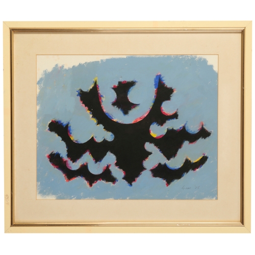 346 - *WILLIAM GEAR (1915-1997) 'Untitled - Dec 1975' abstract composition, signed and dated lower right, ... 