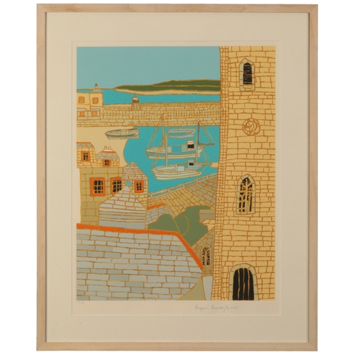 366 - *BRYAN PEARCE (1929-2006) 'St Ives Harbour View' signed, dated 2001 and numbered 70/75 in pencil to ... 