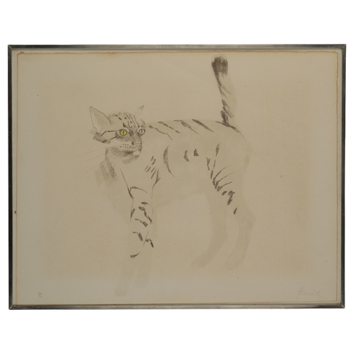 371 - *DAME ELISABETH FRINK (1930-1993) 'Wild Cat' 1970, from the 'Eight Animal Series', signed and number... 