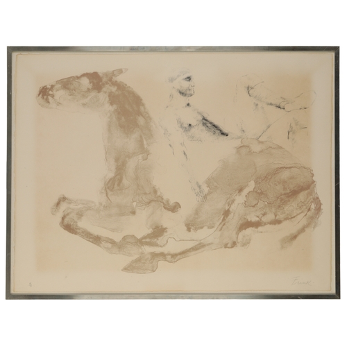 372 - *DAME ELISABETH FRINK (1930-1993) 'Man and Horse I' 1971, signed and numbered 60/70 in pencil to the... 