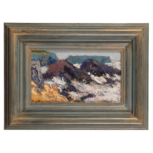 374 - *GWILYM PRICHARD (1931-2015) Coastal Landscape monogrammed lower left, signed and dated '93 verso, o... 