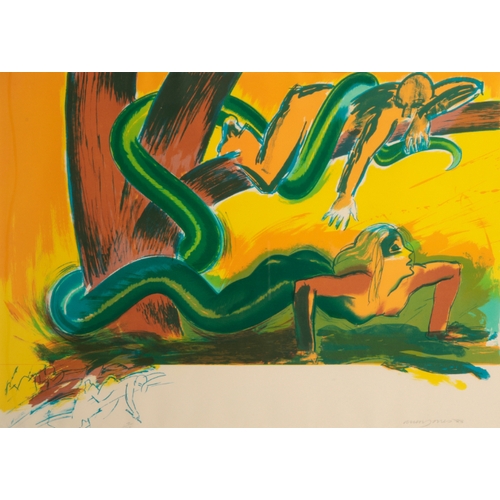 397 - *ALLEN JONES (B. 1939) 'The Tree' signed and dated '88 in pencil lower right, numbered 17/100 in pen... 