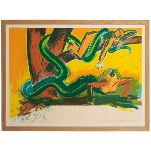 397 - *ALLEN JONES (B. 1939) 'The Tree' signed and dated '88 in pencil lower right, numbered 17/100 in pen... 