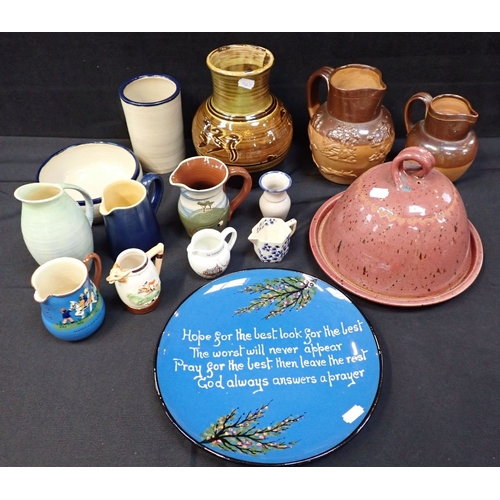 20 - A COLLECTION OF MIXED POTTERY and other ceramics