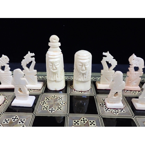 242 - CHESS SET AND BOARD