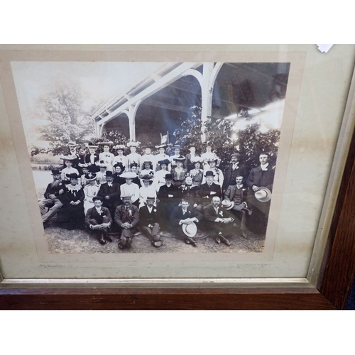 467 - LOCAL INTEREST: FRAMED VICTORIAN PHOTOGRAPHS together with a military commission