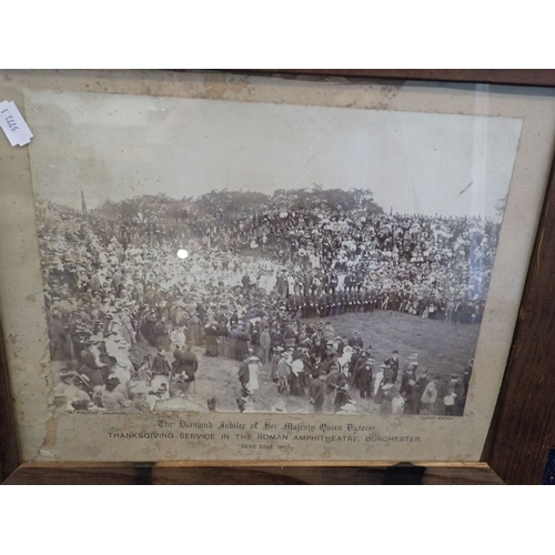 467 - LOCAL INTEREST: FRAMED VICTORIAN PHOTOGRAPHS together with a military commission