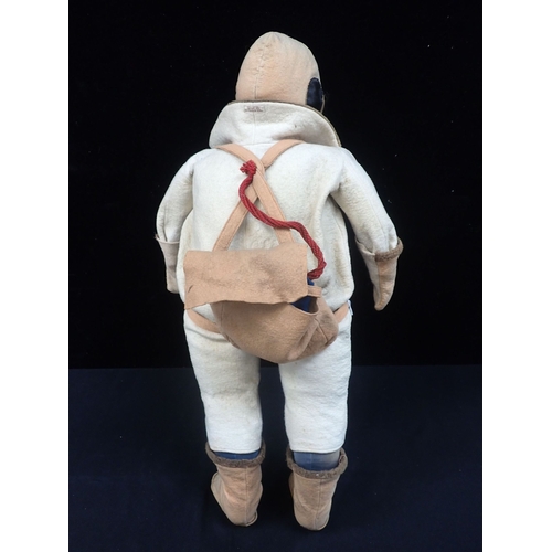 217 - AN UNUSUAL LARGE NORAH WELLINGS 'HARRY THE HAWKER' DOLL 1940s, made for the Airforce Relief Fund, Re... 