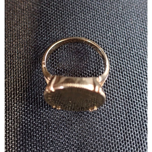 497 - AN 1862 DOLLAR, MOUNTED AS A RING