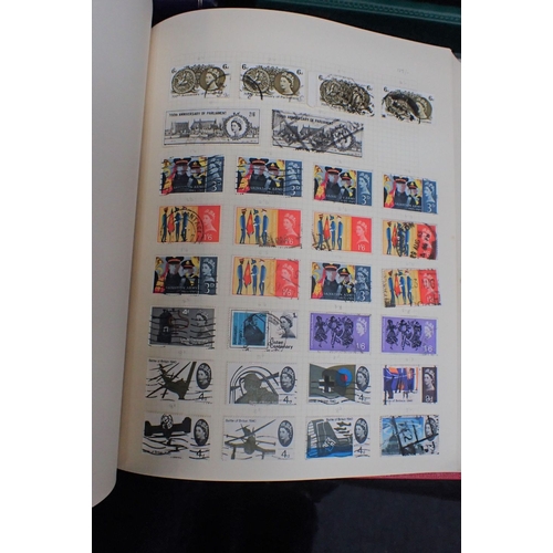 583 - A COLLECTION OF STAMPS IN ALBUMS first day covers and loose stamps