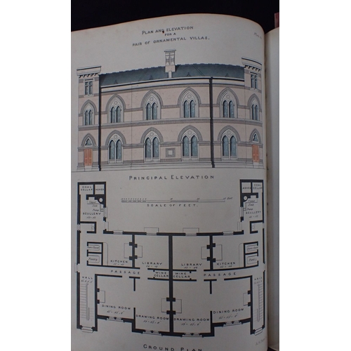 629 - THE BUILDER'S PRACTICAL DIRECTOR Rebound but otherwise in original condition, 1855, with a bound cop... 