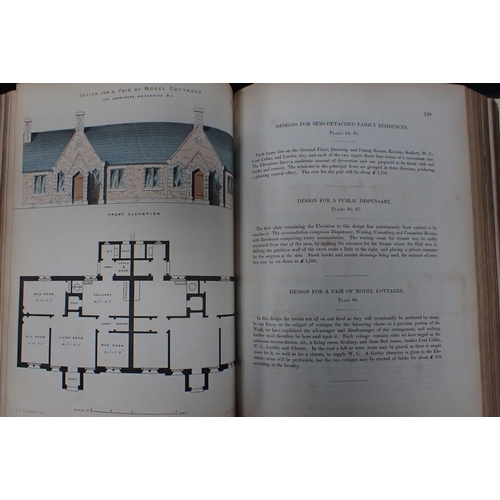 629 - THE BUILDER'S PRACTICAL DIRECTOR Rebound but otherwise in original condition, 1855, with a bound cop... 