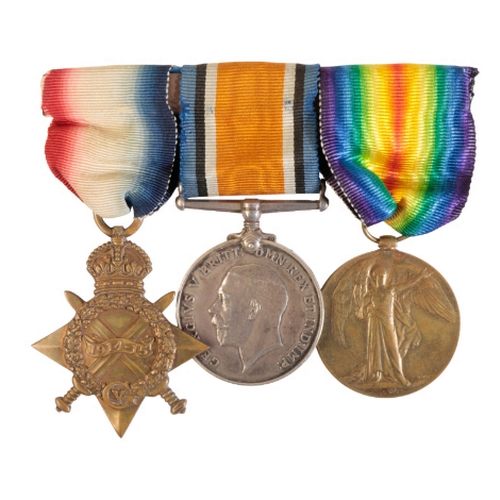 116 - A 1914/15 TRIO TO CPL MACHIN GRENADIER GUARDS, AWARDED THE MSM 1914/15 Star, correctly impressed 206... 