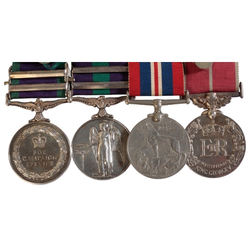 165 - AN IMPORTANT BRITISH EMPIRE MEDAL GROUP TO STAFF SERGEANT D NORTH 22ND SAS, who was one of the found... 