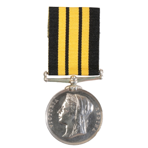 17 - ASHANTEE MEDAL TO LEWIS RM HMS ACTIVE no bar; correctly engraved, D. Lewis Pte RM HMS Active, 73-74 ... 