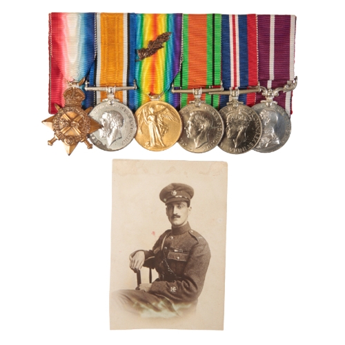 172 - MERITORIOUS SERVICE MEDAL GROUP TO SUB CONDUCTOR CHADWICK RAOC 1914/15 Star, correctly impressed 022... 