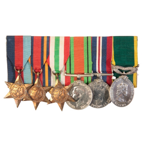 177 - WW2 COMBINED OPERATIONS AND POST WAR PHANTOM GROUP TO WARRANT OFFICER CLASS 2 EVANS 1939/45 Star; Bu... 