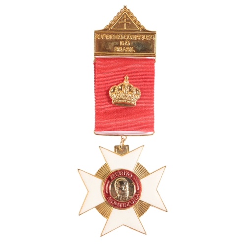 282 - BRAZIL. MONTEZUMA ORDER OF MERIT OF THE SUPREME COUNCIL OF THE SCOTTISH RITE OF ANCIENT AND ACCEPTED... 