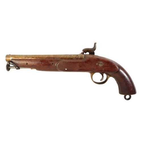 353 - A CRIMEAN WAR LANCER'S PISTOL 1842 Pattern, proof stamped 1850 with proof marks to the barrel. It ca... 