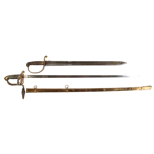 An Officers Dress Sword By Pulford & Co Of London The Brass Pierced 