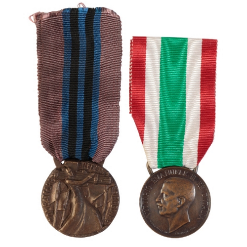 83 - ITALY, KINGDOM. GREAT WAR CASUALTY AND DISABLED MEDALS. Italy. Medal for the Unification of Italy (M... 