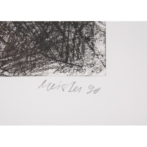 183 - *WILLI MEISTER (1918-2012) 'Guernsey' signed and dated '90 in pencil to the margin lower right and n... 