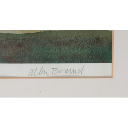 194 - *ALLIN BRAUND (1915-2004) 'Dawn over the River' watercolour, 42cm x 59xm, signed in pencil to margin... 