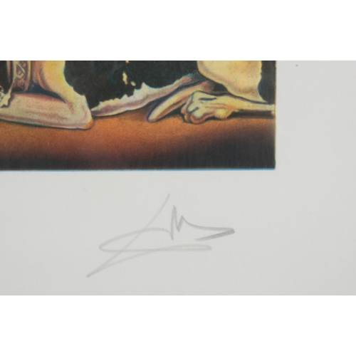 209a - *SALVADOR DALI (1904-1989) ‘Dali in Contemplation’ signed lower right, limited edition print on Dali... 