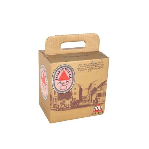 44 - BASS: BICENTENARY ALE six 275ml bottles, contained in original card box, together with a TG Green po... 