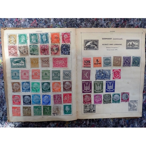 510 - A STAMP ALBUM global contents, ranging from Queen Victoria to George VI