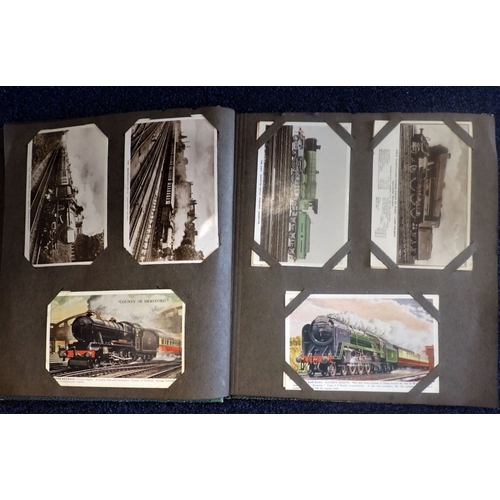 550 - A COLLECTION OF POSTCARDS including railway and Royal interest