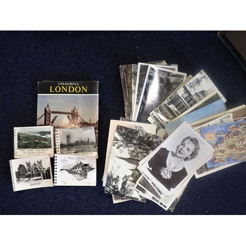 550 - A COLLECTION OF POSTCARDS including railway and Royal interest