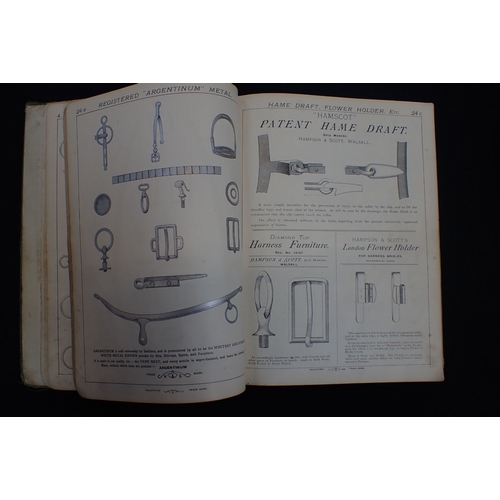 557 - EQUINE ALBUM, TRADE CATALOGUE, HAMPSON & SCOTT, SADDLERY MANUFACTURERS Walsall, Established 1794; ci... 