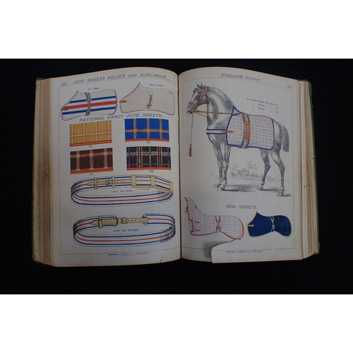 557 - EQUINE ALBUM, TRADE CATALOGUE, HAMPSON & SCOTT, SADDLERY MANUFACTURERS Walsall, Established 1794; ci... 