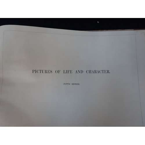 573 - JOHN LEECH: PICTURE LIFE AND CHARACTERS four volumes