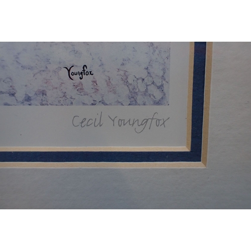 629 - 2 CECIL YOUNGFOX PRINTS 