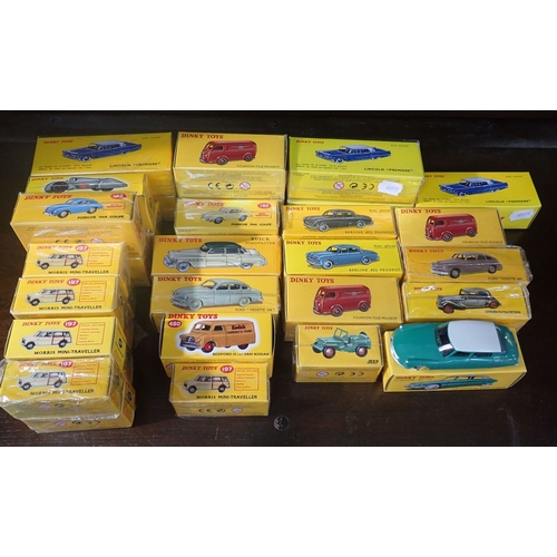 191 - A COLLECTION OF BOXED DINKY TOYS VEHICLES (reproductions)