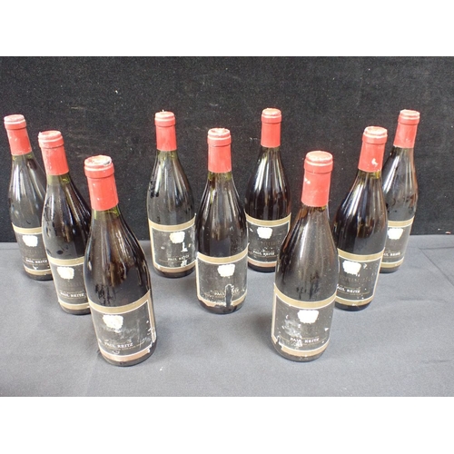 35 - NINE BOTTLES OF PAUL REITZ 'LA PERRIERE' VIN DE TABLE (some wear to labels and foil, contents in unk... 